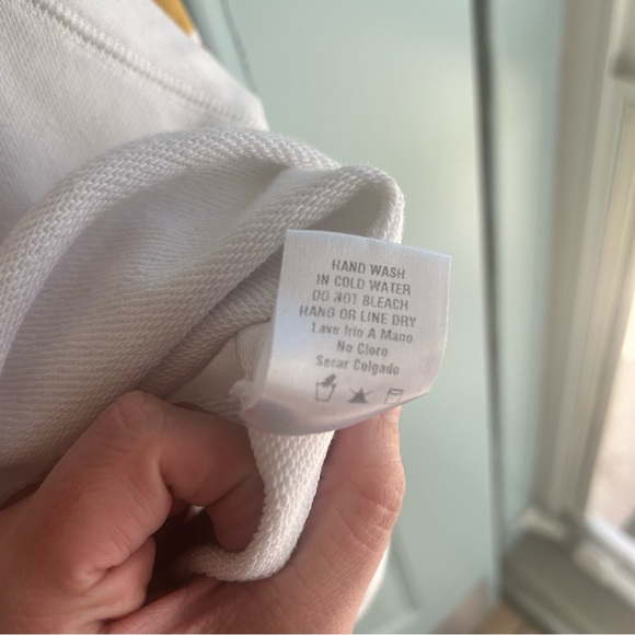 Kansas City Chiefs #87 Kelce Crewneck Raw Hem Pullover Jersey Style Sweatshirt L - Picture 11 of 11